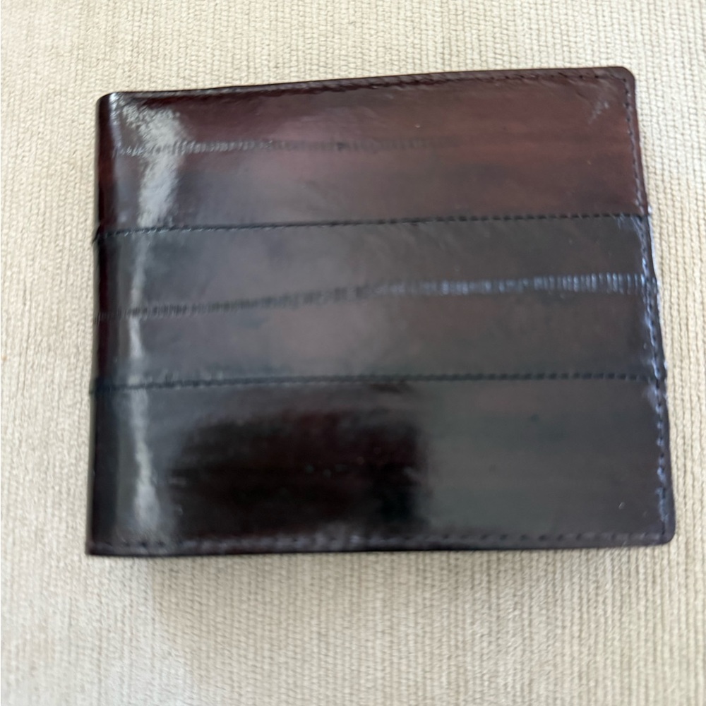 Lee Sandals Elegant Brown Leather Wallet